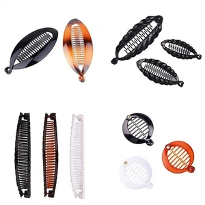 BANANA HAIR CLIPS SMALL/MINI HAIR ACCESSORIES FOR FINE NEW HAIR FASHION OR THIN - Picture 1 of 27