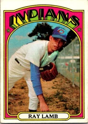 1972 Topps #422 Ray Lamb Baseball card 3H - Image 1 of 2