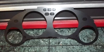 OEM Honda Del Sol dash gauge cluster trim cover dial plate 5 Speed MT black CCV - Image 1 of 4