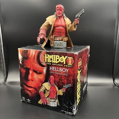 Mini busto Gentle Giant Hellboy II Golden Army coleccionable edición limitada 829/1.400 Foto 1 de 4