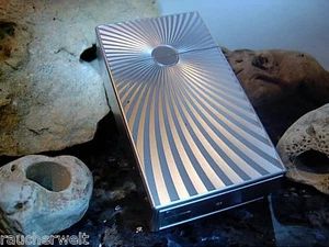 Zigaretten Box Dose Etui Case Silber Edel Design für 100 mm Zigaretten No 1902 - Bild 1 von 6