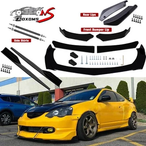 Front Bumper Lip Spoiler Splitter/ Side Skirt/ Strut Rods for Acura RSX TLX - Picture 1 of 16