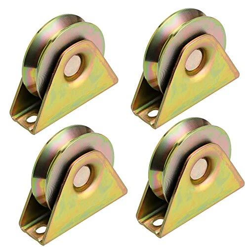 Skelang 4 ruote per cancello scorrevole, 76 mm, ruote in acciaio con (O3N) - Immagine 1 di 1