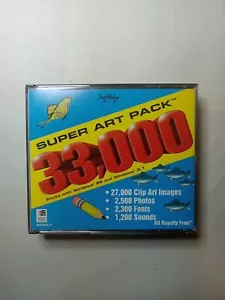 1995 Super Art Pack 33,000 Works with Windows 95 And Windows 3.1 - Picture 1 of 5