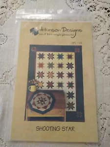 Quilt Pattern: "Shooting Star" by Atkinson Designs SPL-119 5 Sizes - Picture 1 of 2