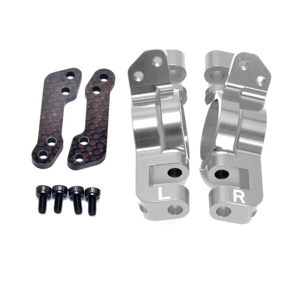 HoBao OP-0002 CNC Steering Knuckle Set : Hyper 1/8 / GTS / GTB Nitro / Electric - Image 1 of 1