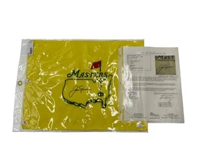 Jack Nicklaus Signed Undated Masters Golf Flag JSA LOA PGA - Picture 1 of 9
