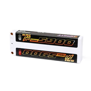 Trinity White Cabon Ultra Low Profile 5900mah 135c 7.4v Lipo Battery TRI-1029 - Picture 1 of 1