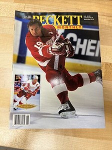 Beckett Hockey Monthly: June 1996 Issue #68 - Steve Yzerman Box 176