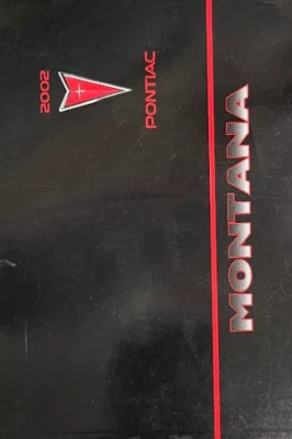 2002 GM Pontiac Montana Owners Owner Operators Manual FACTORY OEM