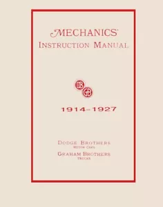 1914 1923 1924 1925 1926 1927 Dodge Shop Service Repair Manual - Picture 1 of 5