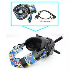 Elastic Head Strap Elastic Band Headband/30cm Cable for DJI FPV Goggles V2 g - Picture 1 of 20
