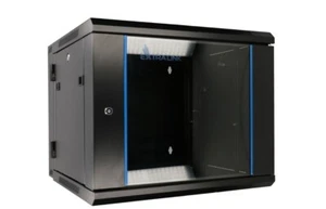 EXTRALINK 9U 600X600 AZH WALL-MOUNTED RACKMOUNT CABINET SWINGTYPE EL-RMC-9U-1 - Picture 1 of 4