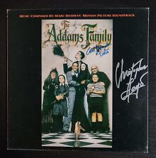 1991 The Addams Family LP Import Vinyl SIGNED Christopher Lloyd  Carel Struycken
