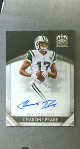Autógrafo Panini Preferred Crown Royale 2016 #49 Charone Peake automático - Imagen 1 de 2
