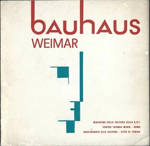 AA.VV. - Bauhaus Weimar - Rassegna Mostra a Torino 1971 Architettura Design - Foto 1 di 1