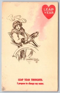 Postkarte Schaltjahr Schaltjahr Gedanken - Bild 1 von 2