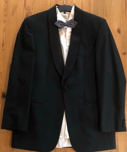 4tlg festlicher ANZUG Herren Männer - Abschlussball, Hochzeit - Größe 94 schwarz - Bild 1 von 14