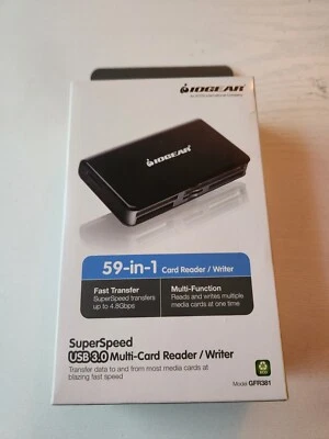 IOGEAR - GFR381 - USB 3.0 Multi-Card Reader / Writer for HD Data Transfer - Image 1 of 3