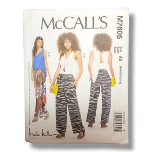 Modello da cucito McCalls M7605 non tagliati top e pantaloni taglia 6-14 non tagliati - Foto 1 di 1
