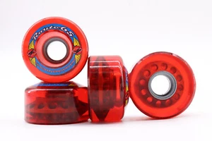 Kryptonics Route 65mm 78a red clear longboard sneakboard oldskool - Bild 1 von 2