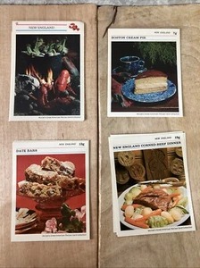 Vintage 1973 McCalls Great American Recipe Card Collection New England G - Picture 1 of 8