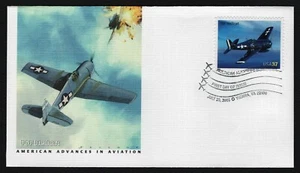#3918 37c F6F Hellcat, Fleetwood FDC **ANY 5=FREE SHIPPING** - Picture 1 of 1