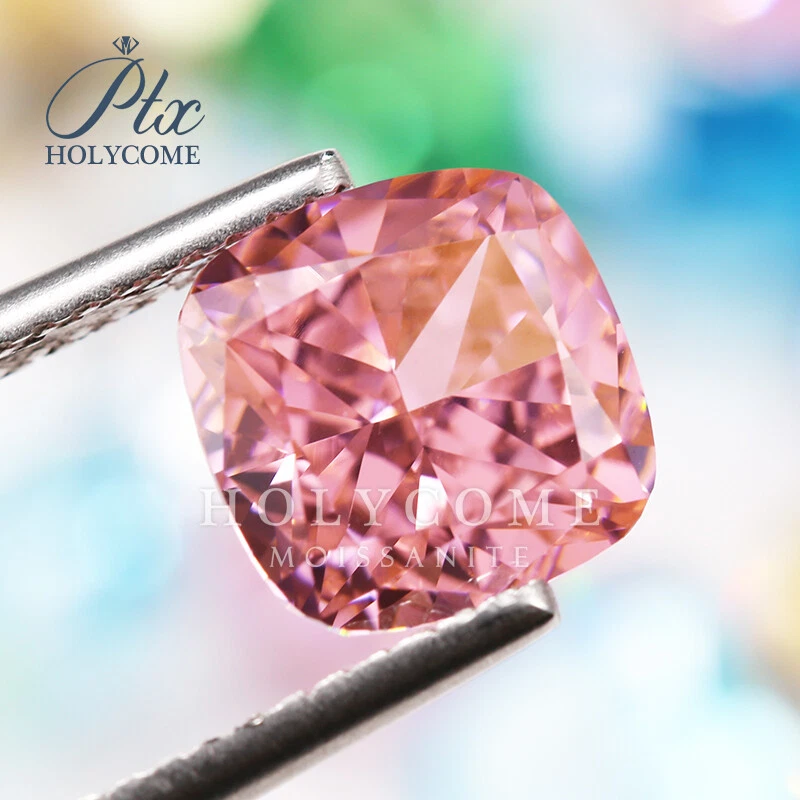 Crushed Ice Cut Cubic Zirconia Cushion Loose Gemstone AAAAA CZ Stone Jewelry DIY - Image 1 of 4