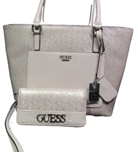 NWT 100% Authentic GUESS shoulder bag and matching wallet "CUBA" in Rose Blush - Picture 1 of 5