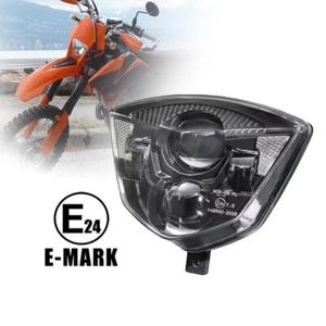 LED Headlight for KTM 05-07 125 200 250 300 400 450 525 EXC/200 300 450 525 XC-W - Picture 1 of 12