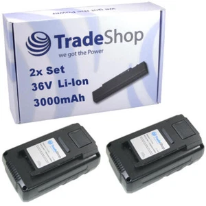 2x AKKU 36V 3000mAh Li-Ion für AL-KO 9113280 B150 B200 EnergyFlex B200Li 113524 - Bild 1 von 5