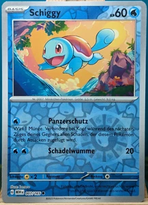 POKEMON - 151 - Schiggy - 007/165 - REVERSE HOLO - alemán - Imagen 1 de 1