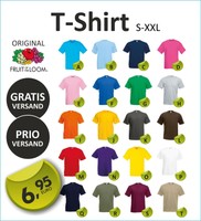 Fruit Of The Loom T-Shirt Valueweight Uomo - Manica Corta, Colore Grafite Chiara, Taglia XXL - 100% Cotone (Erica 97% Cotone)