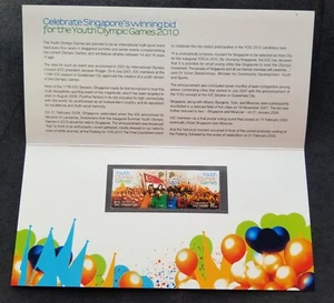 *FREE SHIP Singapore Awarded 2010 Youth Olympic Games 2008 Sport (p. pack) MNH - Picture 1 of 7