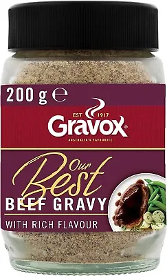 Gravox Our Best Beef Gravy Mix Jar 200g-Au • 7.99$