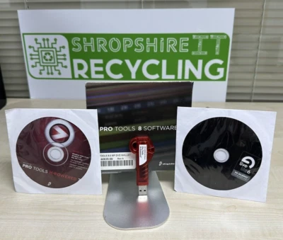 PRO TOOLS M-POWERED 7 & 8 Software + USB Serial Key + M-AUDIO Live lite 6 CD - Image 1 of 4