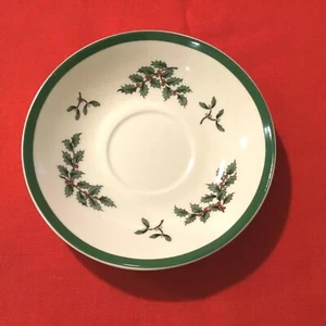 Spode Christmas Tree Teetasse Untertasse 5 1/2" Ersatz Neu mit Etikett S3324 Micro Safe - Bild 1 von 2