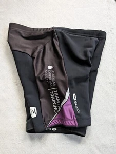 Sugoi Cycling Shorts Leukemia Lymphoma Society Women's Size XL - Picture 1 of 14
