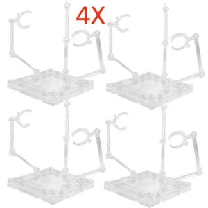 4Pcs Assembly Action Figure Display Holder Bases Doll Model Support Stand - Picture 1 of 5