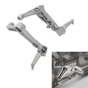 Rider Driver Footpegs Footrests w/ Bracket Fit For Aprilia RS660 RS 660 21-2025 - Picture 1 of 17