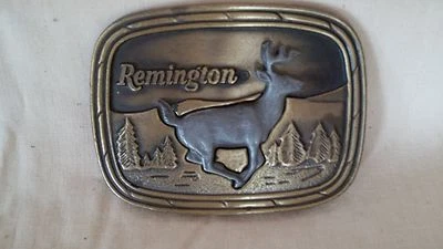 Hebilla Remington "Running White-Tail Deer" - NUEVA Foto 1 de 2