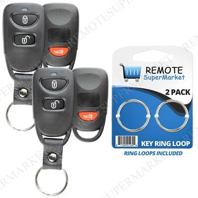 2 Shell Case For 2007 2008 2009 Kia Spectra Keyless Entry Remote Car Key Fob Foto 1 de 4