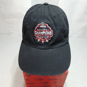 Georgia Bulldogs 2021 National Champions '47 Clean Up Hat UGA Black Strapback - Bild 1 von 10