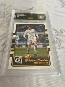 CRISTIANO RONALDO PORTUGAL 2018 DONRUSS # 138 GRADED 8.5 L@@@K - Picture 1 of 2