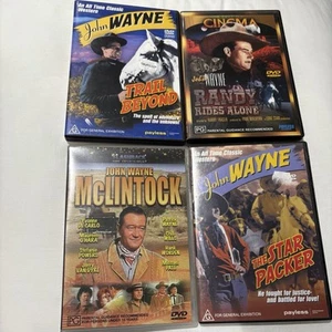 John Wayne DVD Bulk Bundle Region All Western Cowboy Classic Collection - Picture 1 of 10