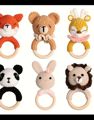 Детские погремушки крючком - Изображение 1 из 2