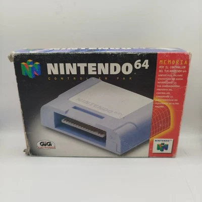 CONTROLLER MEMORY PACK (N64 - NUS004) - Con scatola BOX originale - Nintendo 64 - Immagine 1 di 4