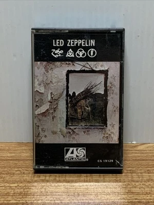 Led Zeppelin IV (Atlantic CS 19129 Cassette Tape) Stairway To Heaven Black Dog - Image 1 of 2