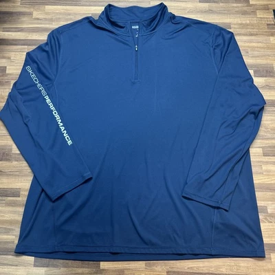 Skechers Performance GoGolf Pullover Navy Blue 3XL Navy 1/4 Zip Lightweight - Image 1 of 4