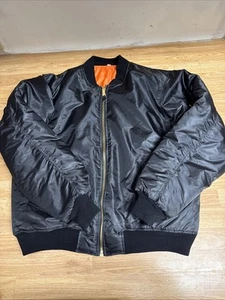 Rothco USAF MA-1 Reversible Military Intermediate Flyers Bomber Jacket Men's 5XL - Picture 1 of 8